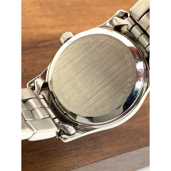 Citizen Women's Watch EQ0540-57A Quartz Silver Dial Day Date Petite 25mm Steel - Picture 6 of 13